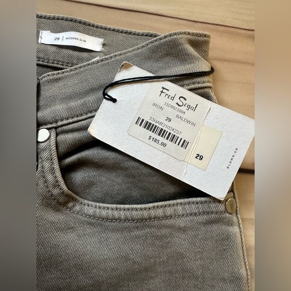 BLDWN NWT Jeans Size 29 Men’s Modern Slim Gray Cotton Blend Stretch Preppy - Picture 4 of 15